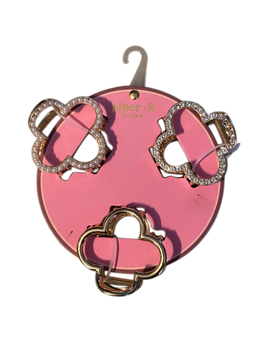 Piper K Clover Hair Claw Clip Set